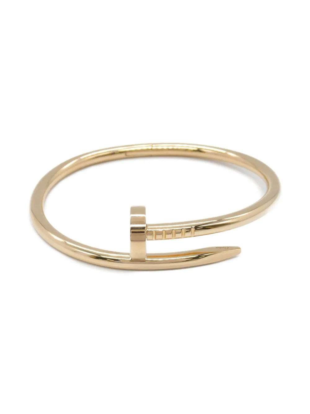 Pre-owned Cartier 2010s 18k Rose Gold Juste Un Clou Bracelet