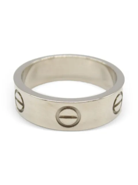 Cartier anillo Love en oro blanco de 18kt 2010
