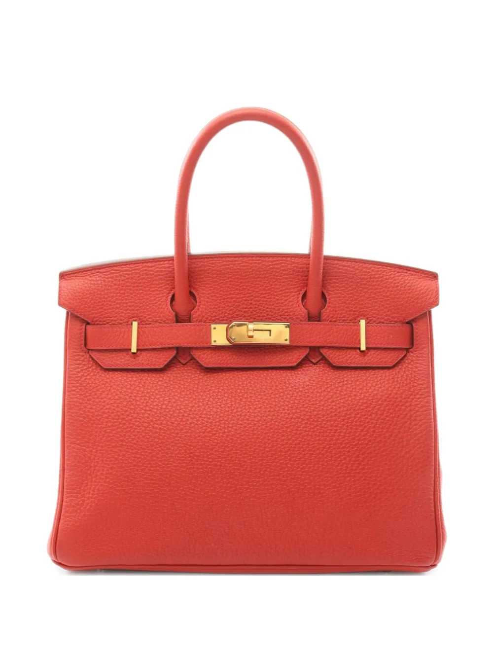 Hermès Pre-Owned 2016 バーキン 30 ハンドバッグ - レッド Hermès Pre-Owned 2016 バーキン 30 ハンドバッグ - レッド