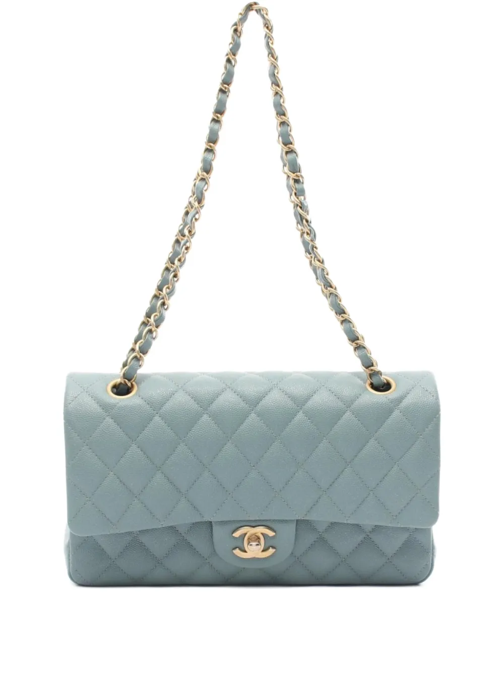 CHANEL Pre-Owned شنطة كتف 'دابل فلاب' 2018 | أزرق | Image 1