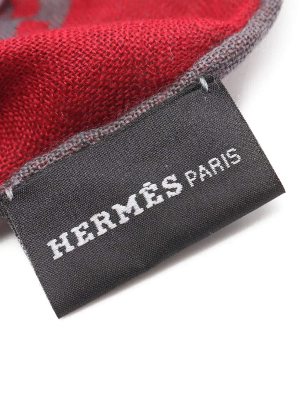 Hermès Pre-Owned mascada con logo H 2010 | Image 2