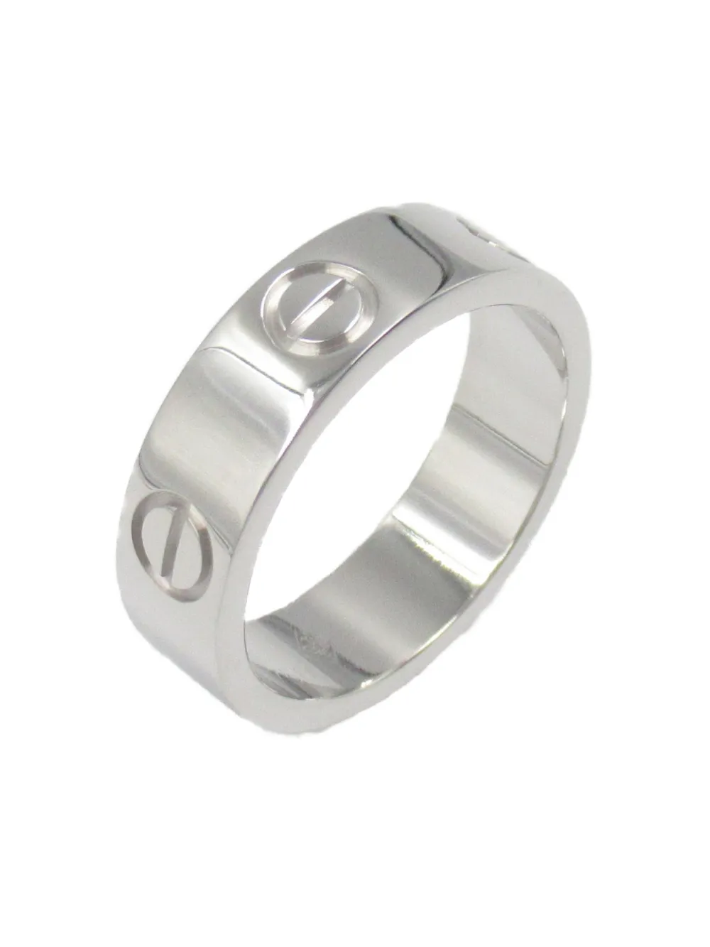 Cartier 2010s Love リング 18Kホワイトゴールド - シルバートーン Cartier 2010s Love リング 18Kホワイトゴールド - シルバートーン