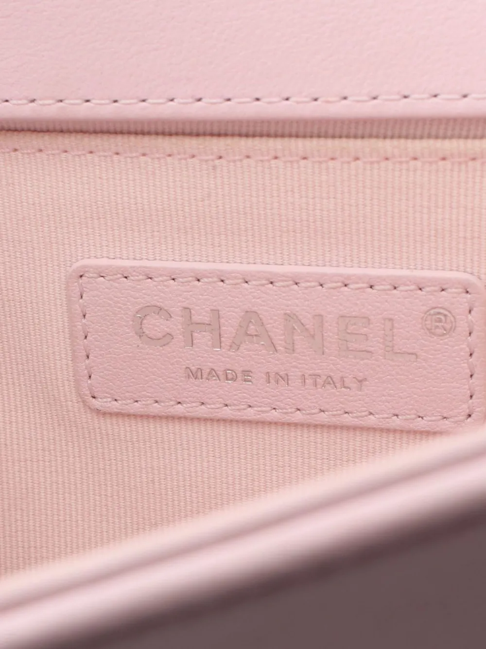 Pre-owned Chanel 2021 Boy Shoulder Bag In 粉色