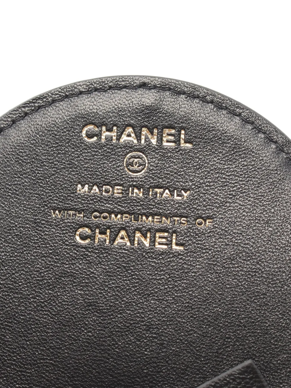 Pre-owned Chanel 2019 Matelassé Card Case In Black
