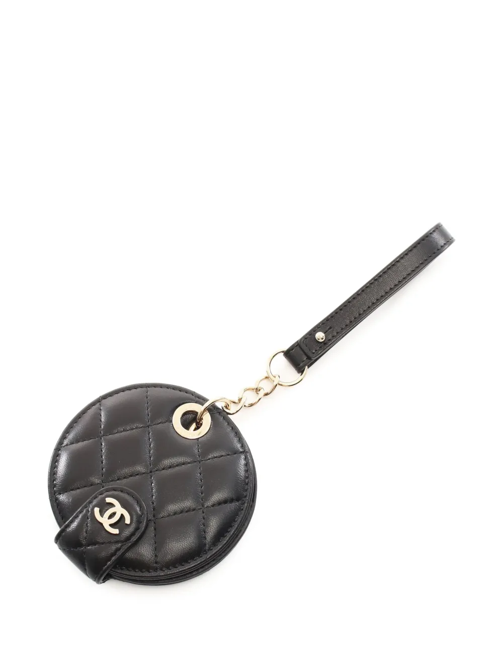 CHANEL Pre-Owned 2019 matelassé card case | Black | Image 1