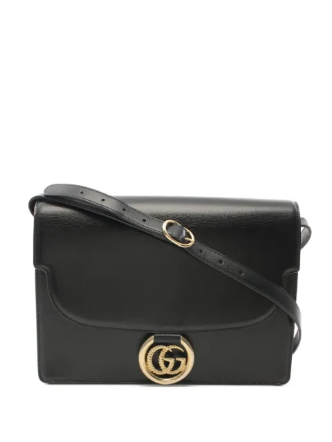 Gucci Pre-Owned 2010 Double G ring shoulder bag