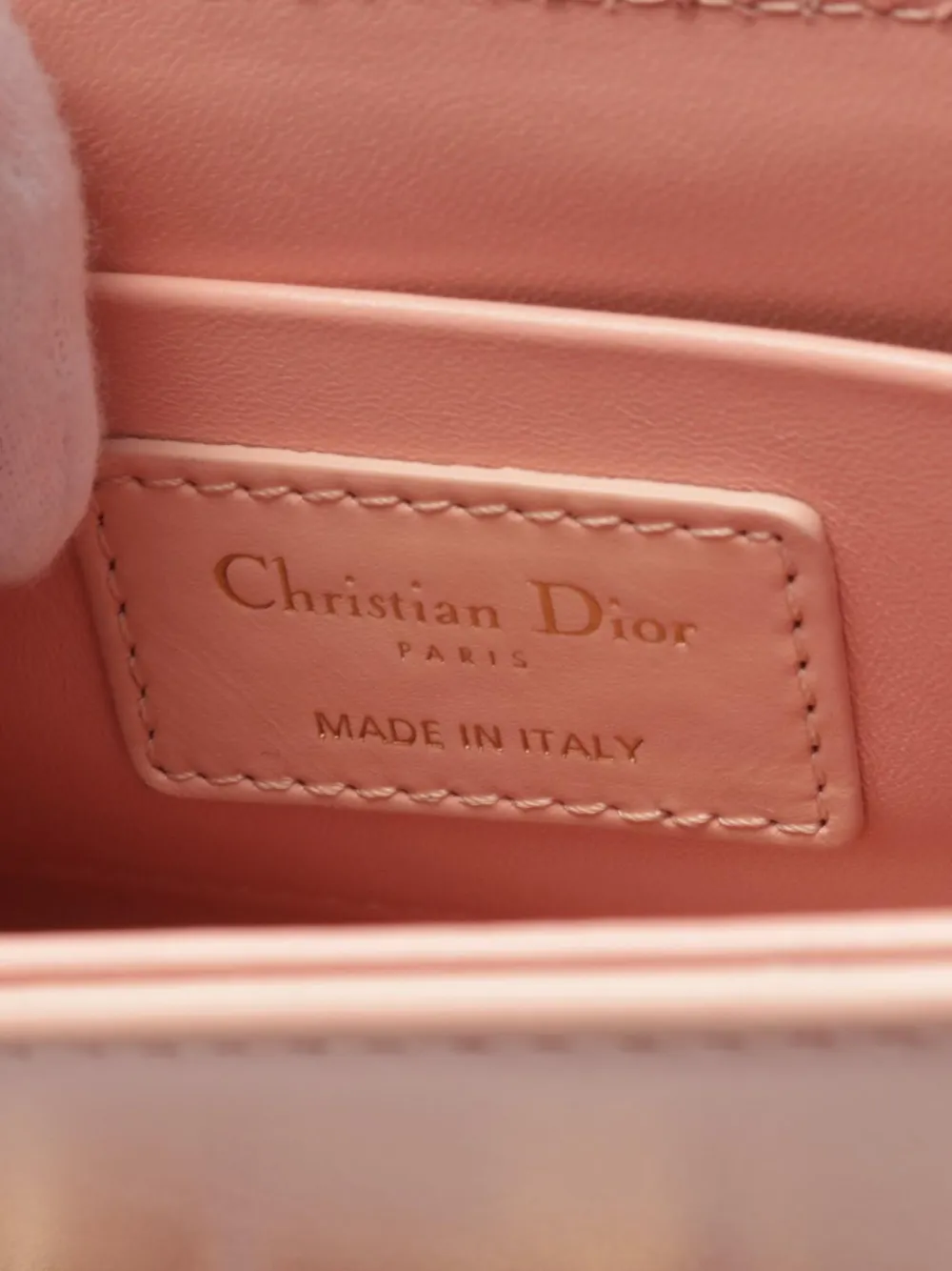 Pre-owned Dior 2010 Montaigne 30 Shoulder Bag In Pink