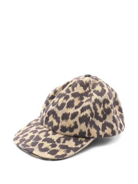 Christian Dior Pre-Owned 2010s leopard-print cap