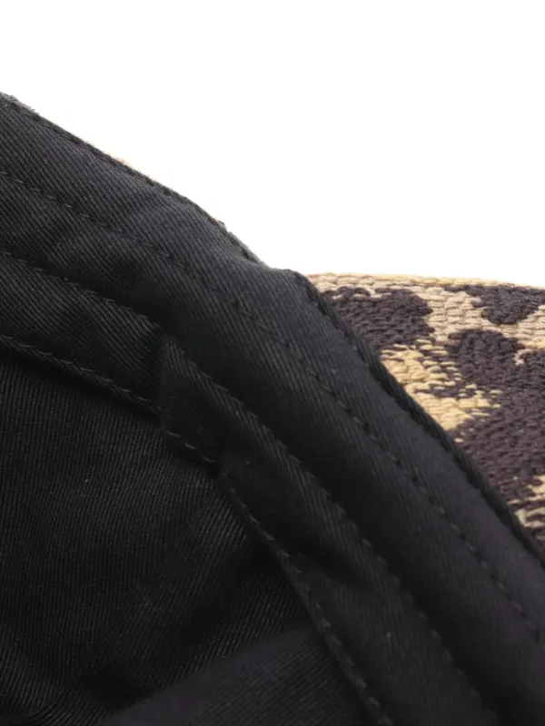 Christian Dior Pre-Owned 2010s leopard-print Cap | Neutrals