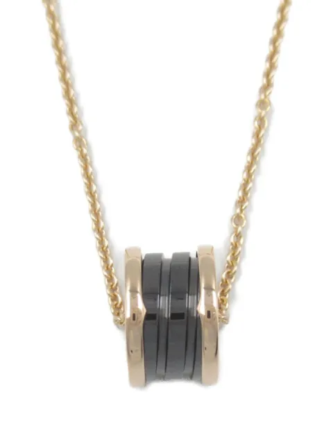 Bvlgari Pre-Owned 10's 18kt rose gold B-zero1 necklace