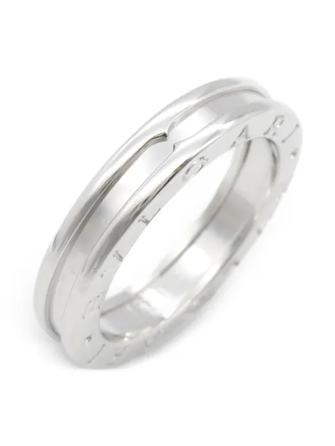 Bvlgari Pre-Owned 2010s 18K white gold B.Zero1 ring