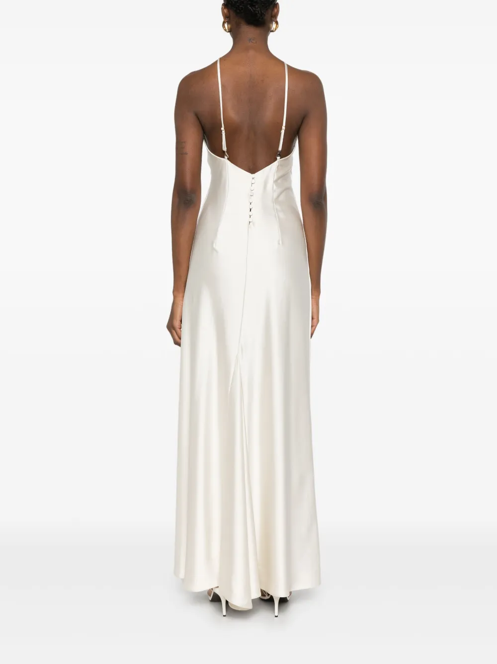PATRIZIA PEPE HALTERNECK MAXI DRESS 