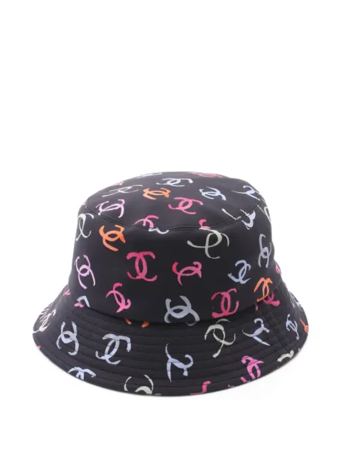 CHANEL Pre-Owned 1986-1988 Mark bucket hat