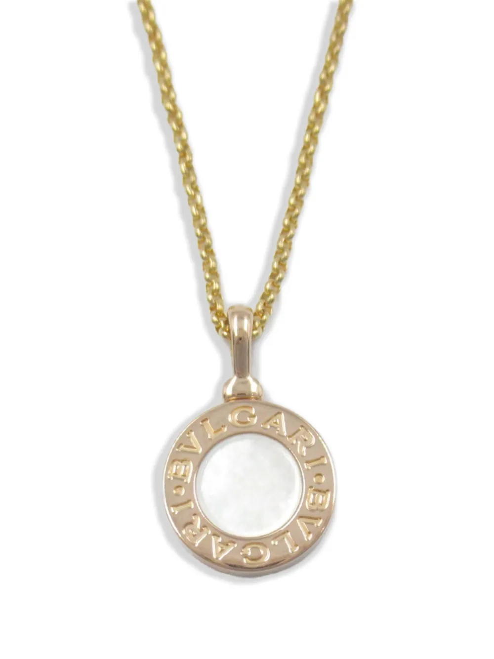Bvlgari Pre-Owned 2010s マザーオブパール ネックレス 18Kローズゴールド - ゴールドトーン Bvlgari Pre-Owned 2010s マザーオブパール ネックレス 18Kローズゴールド - ゴールドトーン