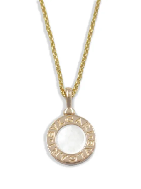 Bvlgari Pre-Owned 2010s 18K rose gold mother of pearl necklace