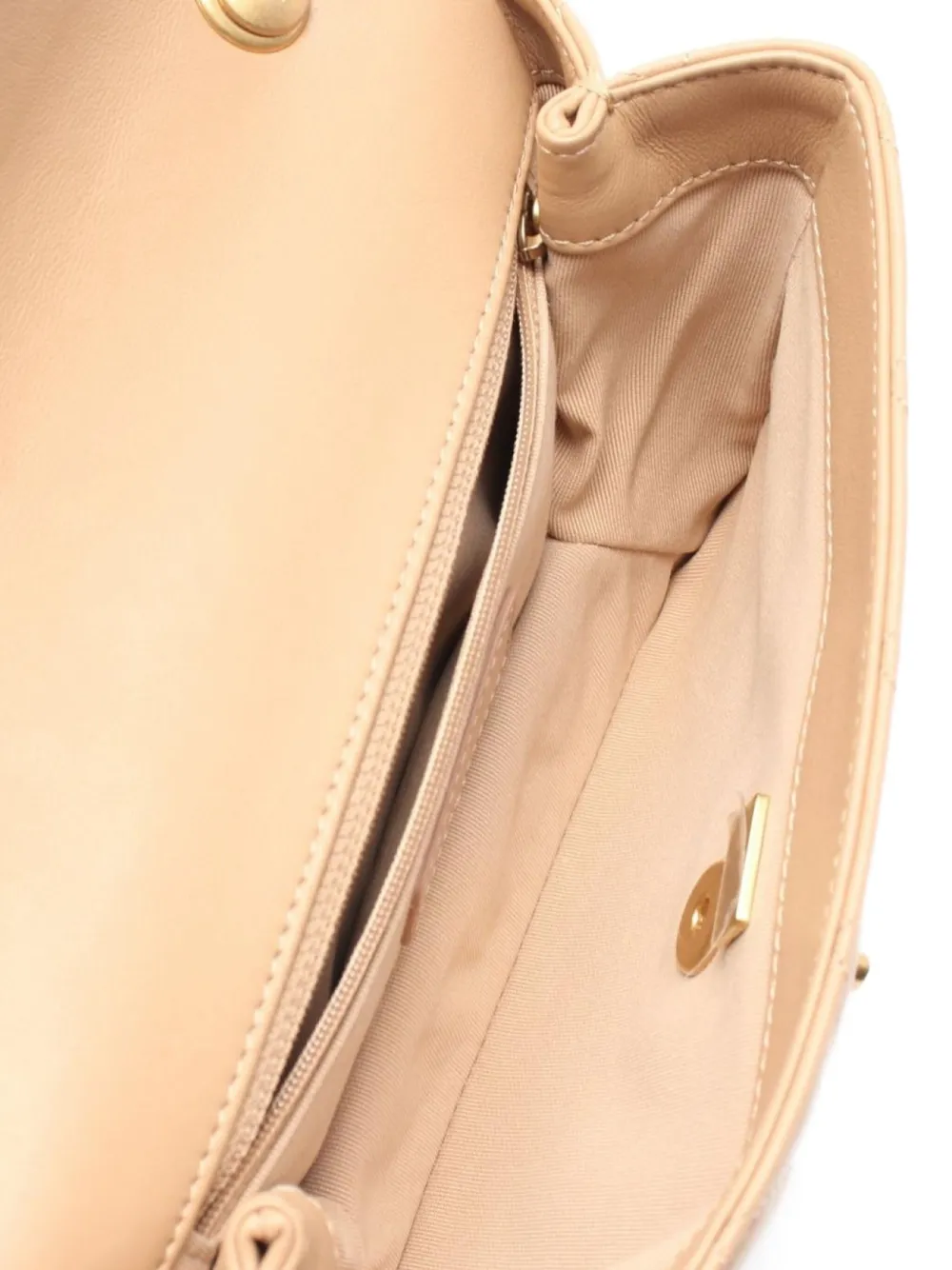 Pre-owned Chanel 2021 Quilted Shoulder Bag In Neutrals
