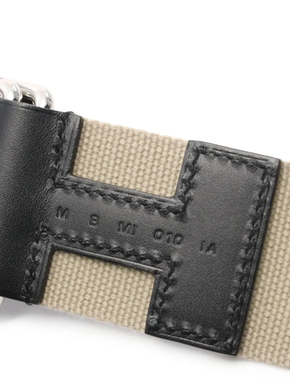 Pre-owned Hermes 2023 Nomad 40 Belt In Neutrals