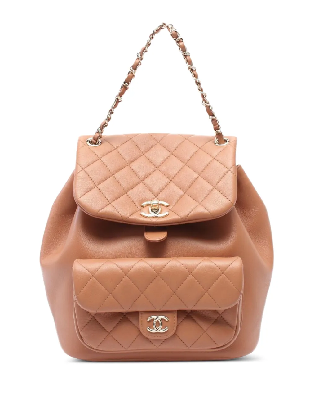 CHANEL Pre-Owned 2021 デュマ バックパック - ブラウン CHANEL Pre-Owned 2021 デュマ バックパック - ブラウン