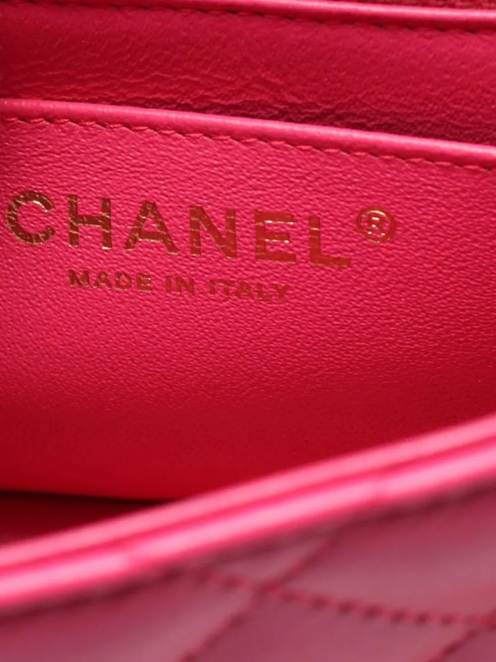 Pre-owned Chanel 2015-2016 Mini Quilted Tote Bag In Pink