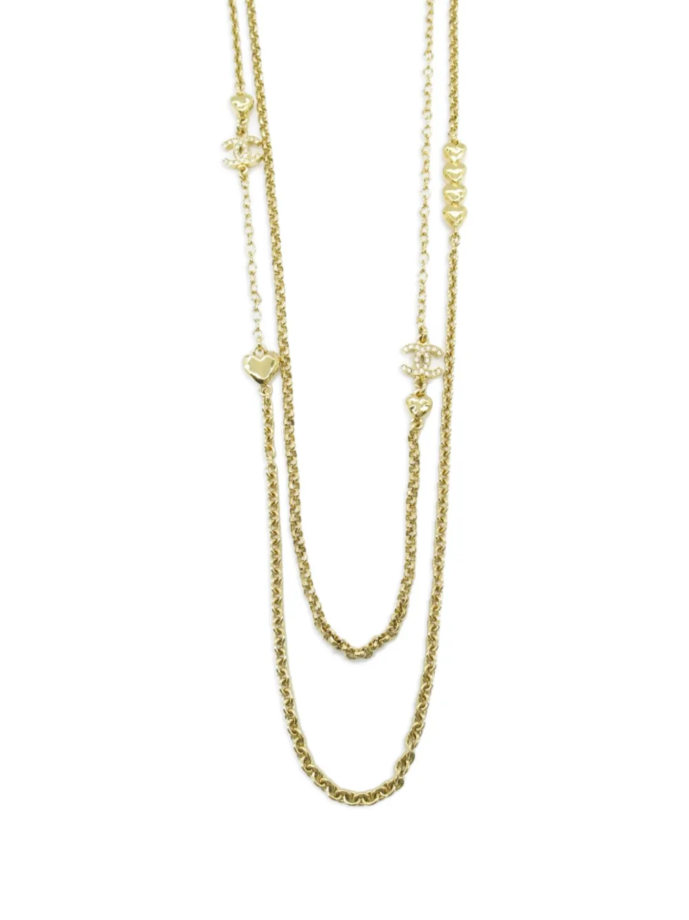 CHANEL Pre-Owned 1986-1988 multi-chain necklace | Gold | Image 1
