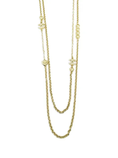 CHANEL Pre-Owned Collana a catena con ciondoli 1986-1988