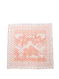 Hermès Pre-Owned 10's Carre Sangles en Zigzag scarf - White