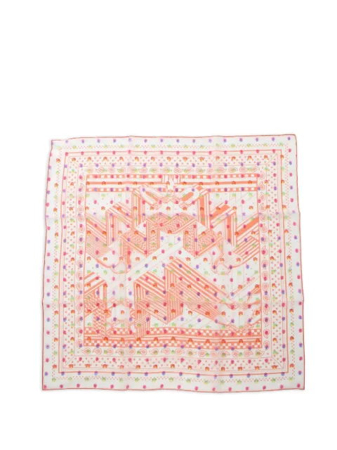 Hermès Pre-Owned 10's Carre Sangles en Zigzag scarf