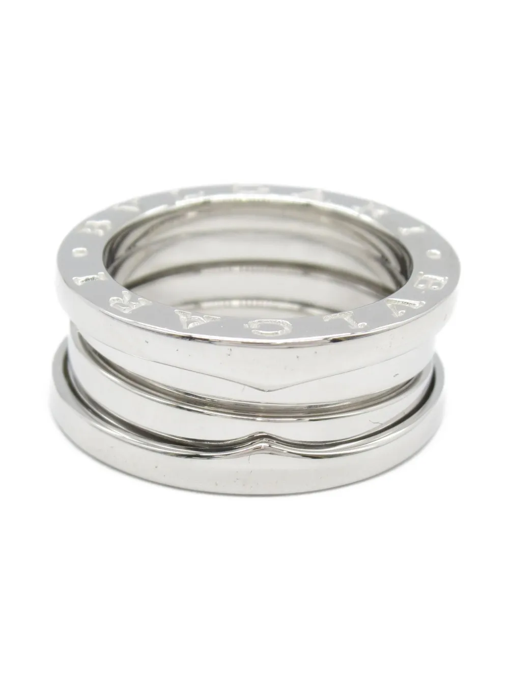 Bvlgari Pre-Owned anillo B-Zero1 en oro blanco de 18kt 2010 | plateado | Image 1