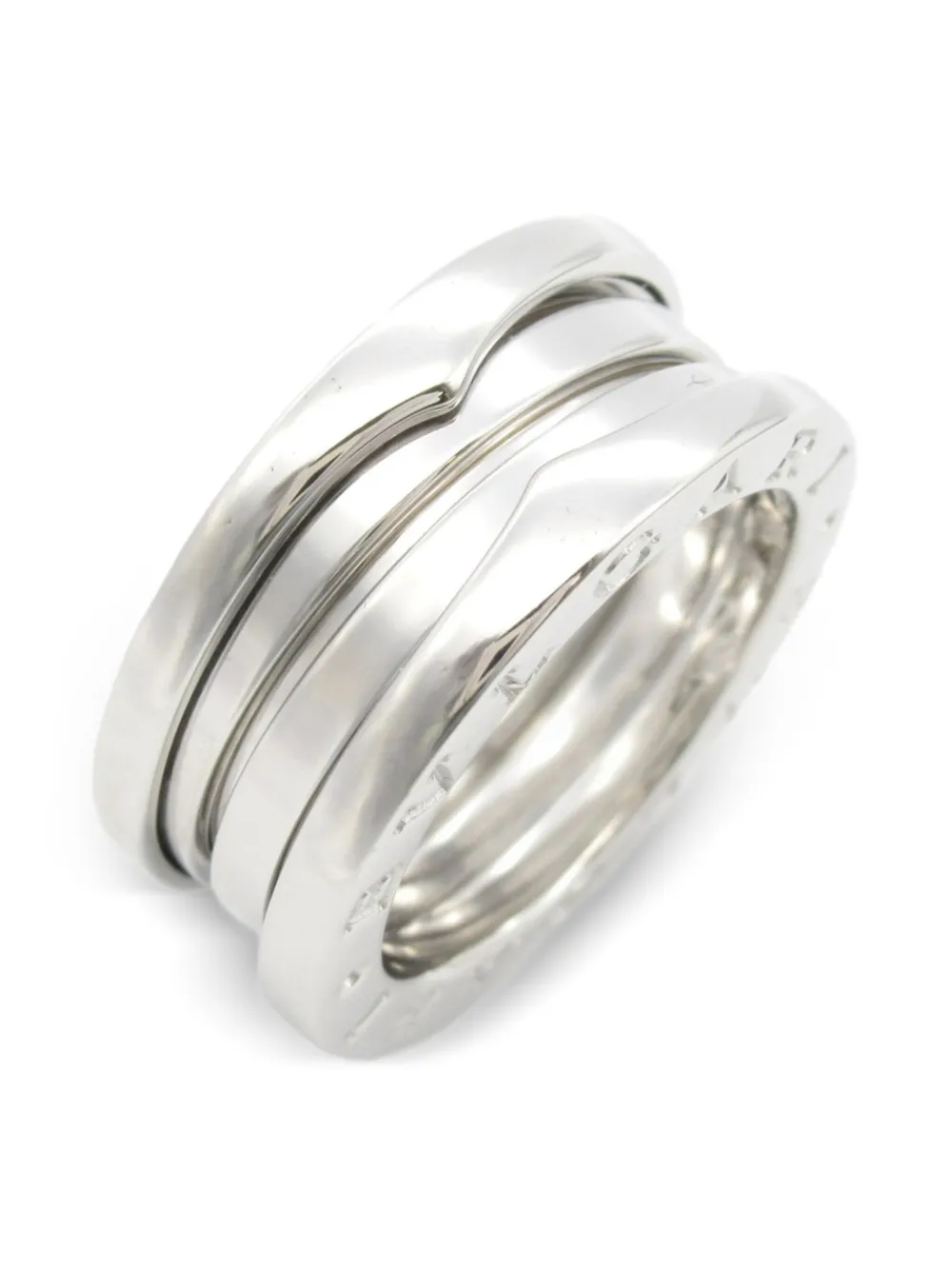 Bvlgari Pre-Owned anillo B-Zero1 en oro blanco de 18kt 2010 | Hombre | Image 2