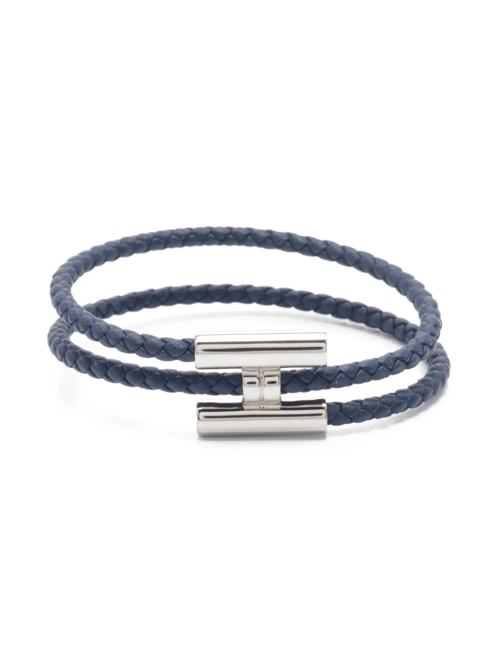 Hermès Pre-Owned 2010s Tourni Tresse bracelet | Blue | Image 1