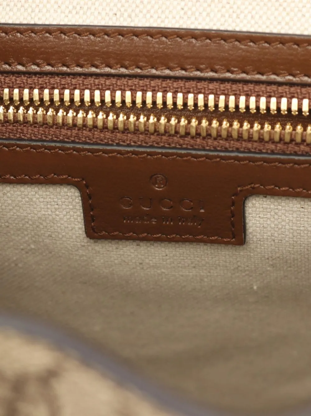 Pre-owned Gucci 2010s Gg Supreme Backpack In Neutrals