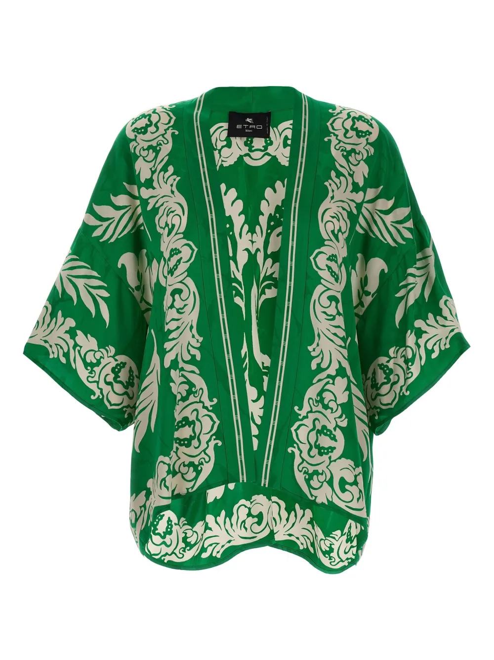 ETRO Vest met bloemenprint Groen