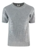 P.A.R.O.S.H. sequinned T-shirt - Grey