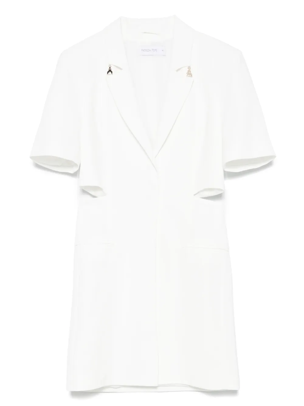 Patrizia Pepe Mini-jurk met uitgesneden details Wit