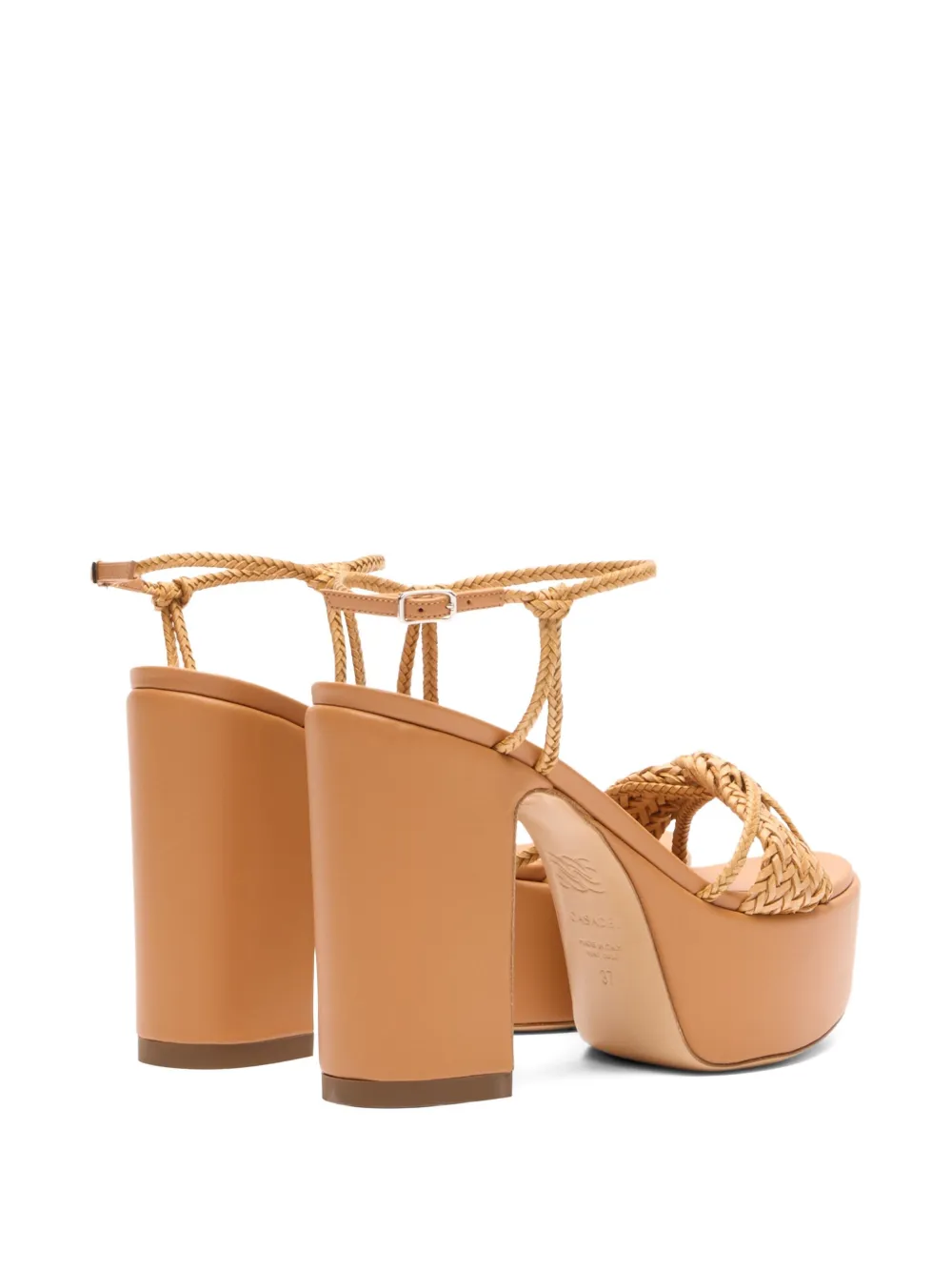 Casadei 120mm Marbella sandals Bruin