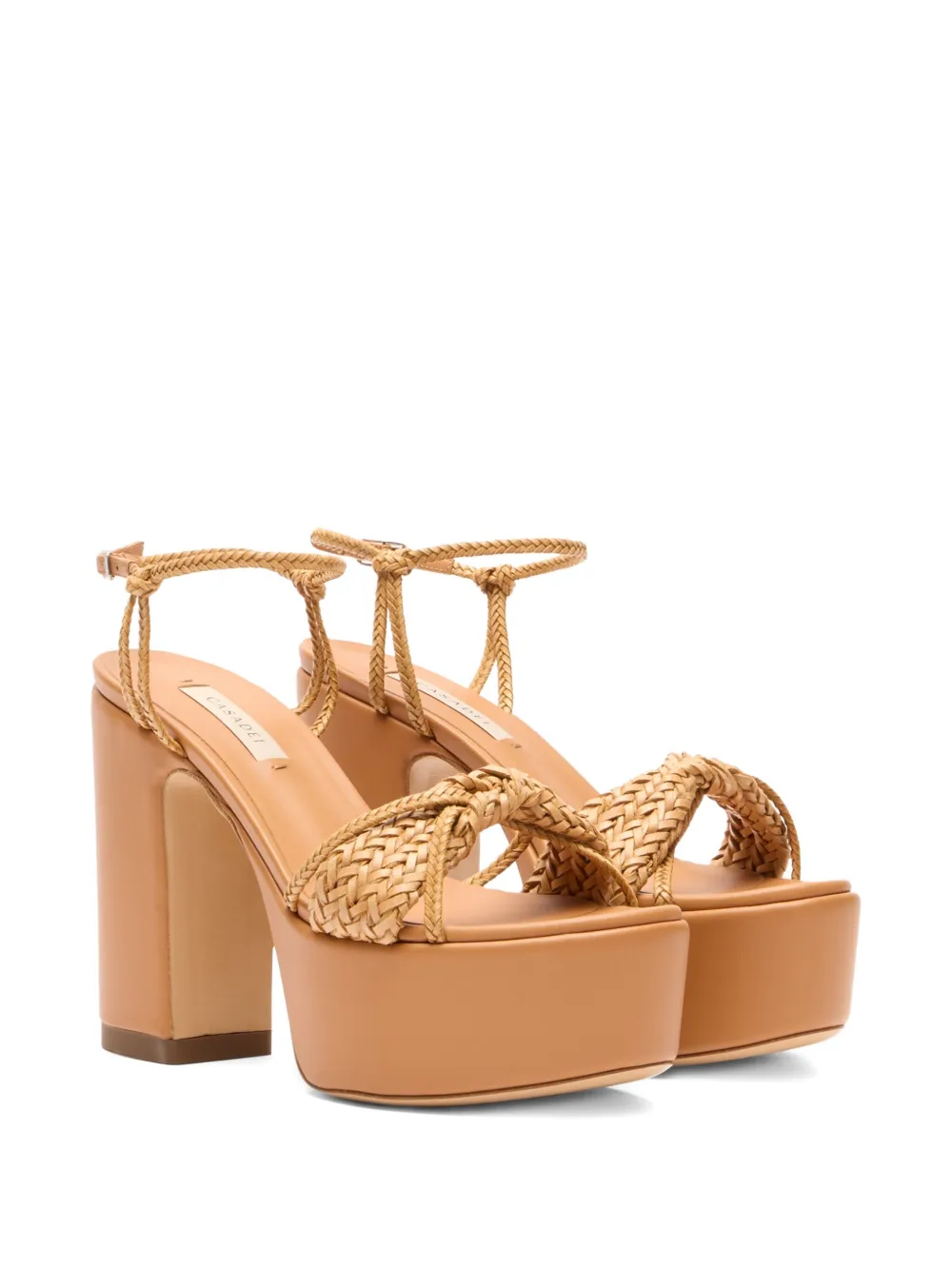 Casadei 120mm Marbella sandals Bruin