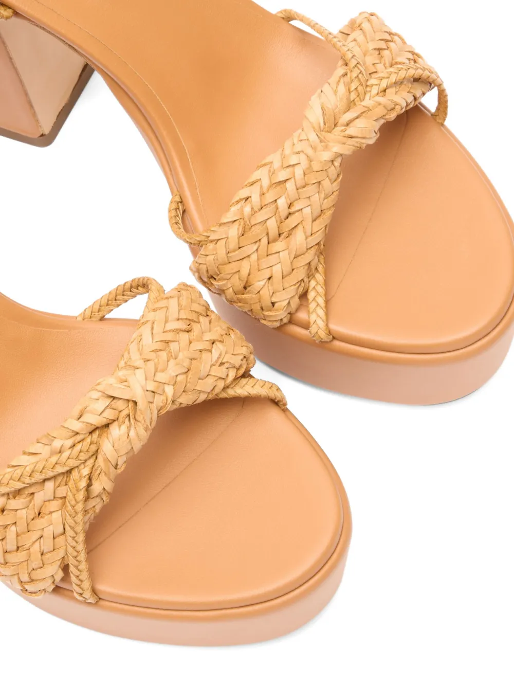 Casadei 120mm Marbella sandals Bruin