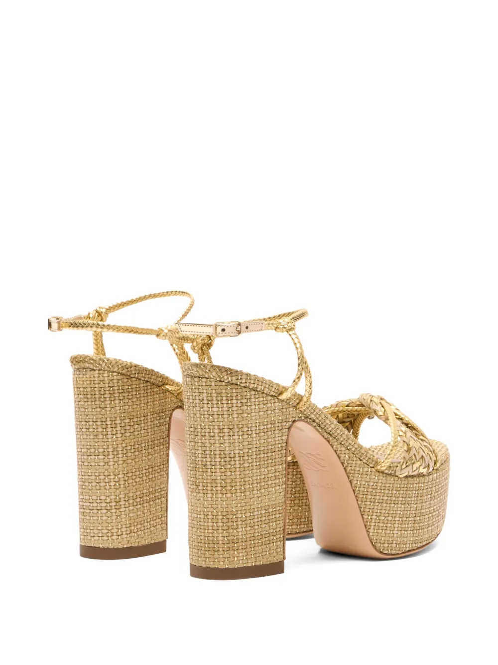 Casadei 120mm Marbella Lux sandals Beige