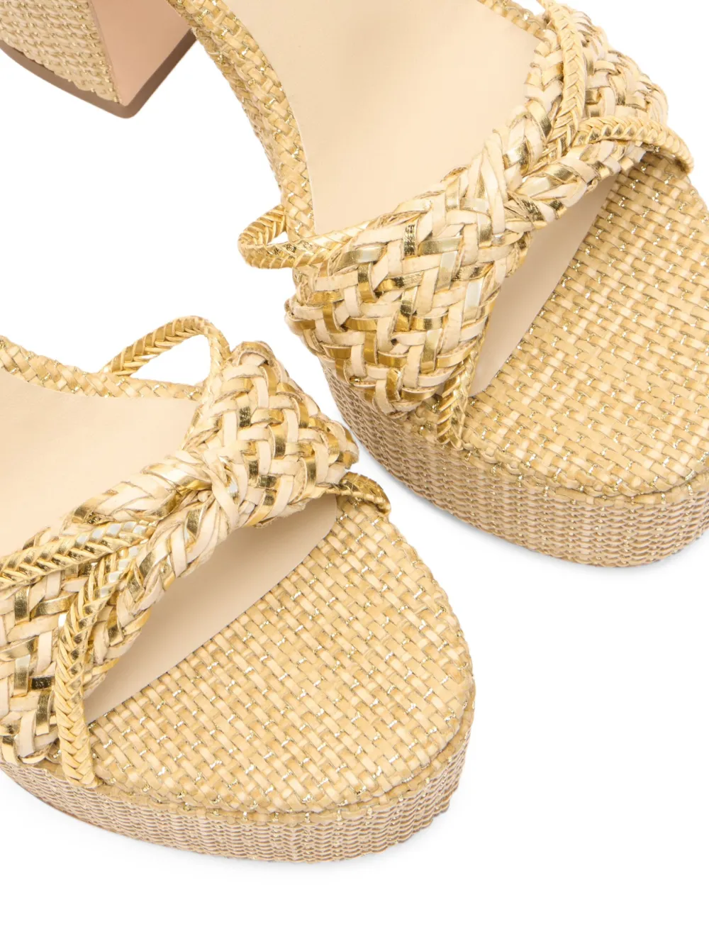 Casadei 120mm Marbella Lux sandals Beige