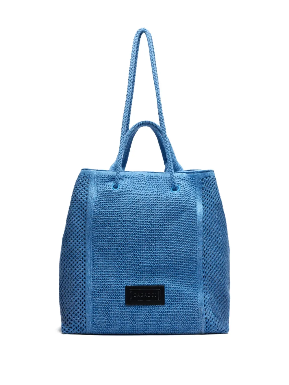 Casadei knitted tote bag Blauw