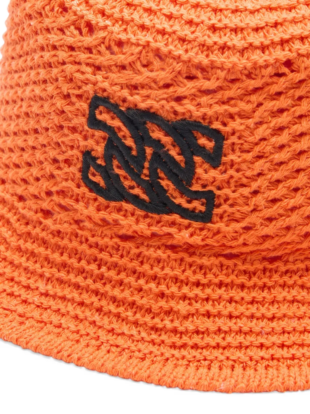 Casadei crocheted bucket hat - Oranje