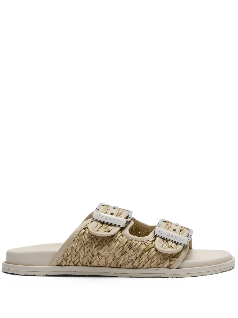 Casadei Birky braided sandals Neutrals
