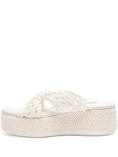 Casadei Zeppa Damier mules