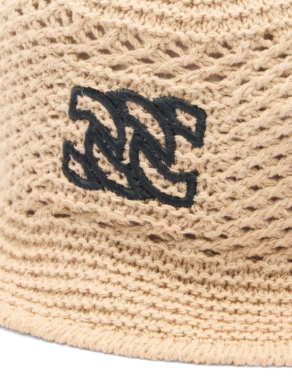 Casadei crochet bucket hat - Beige