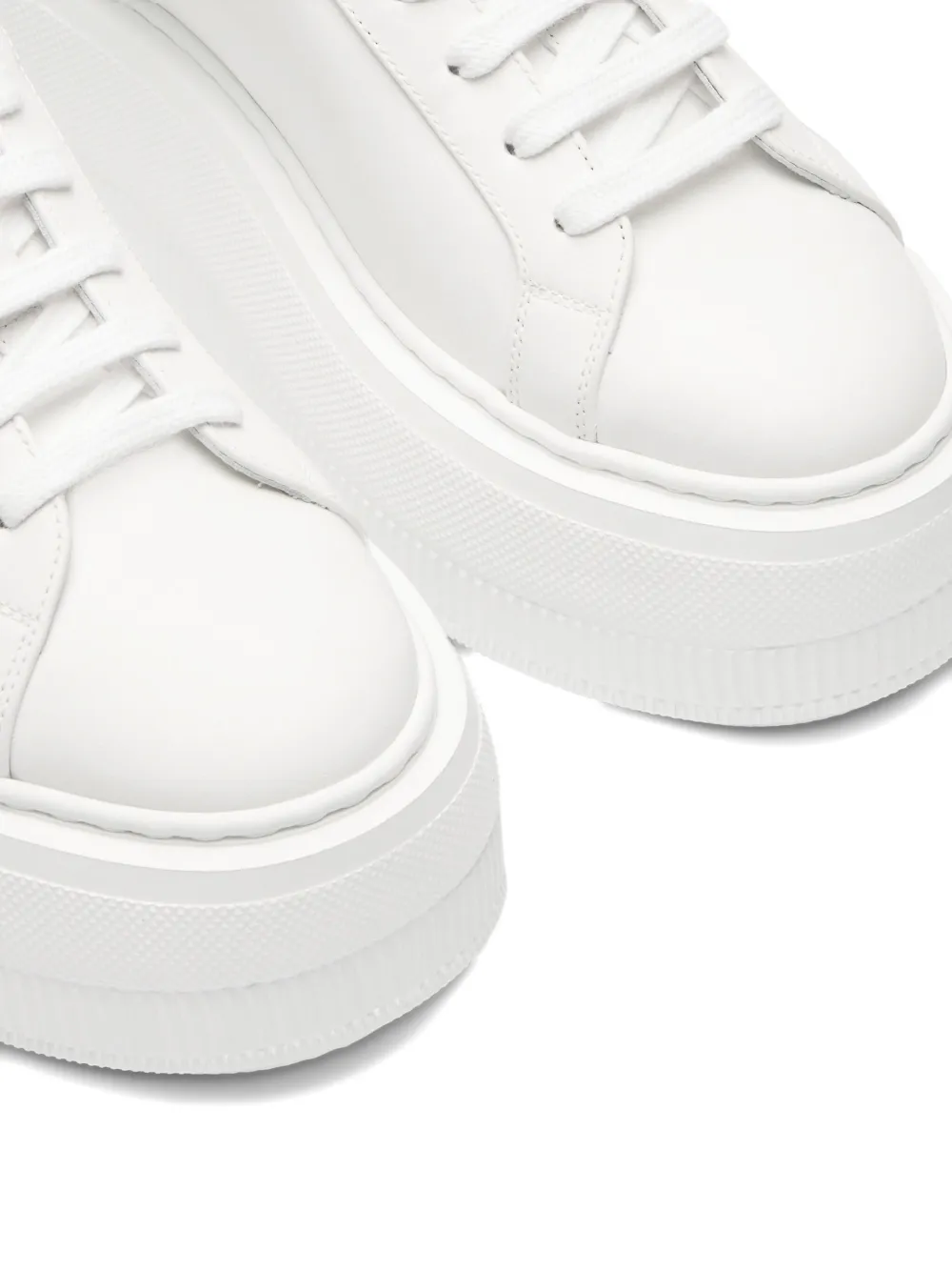 Casadei Nexus sneakers met plateauzool Wit