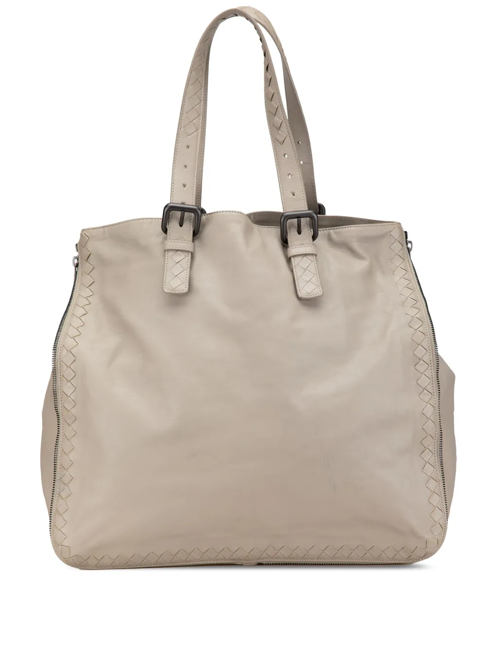 2012-2024 Leather Intrecciato Side Zip tote bag