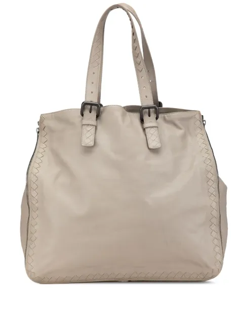 Bottega Veneta Pre-Owned 2012-2024 Leather Intrecciato Side Zip tote bag