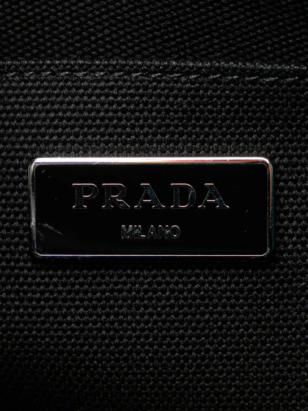 Pre-owned Prada 2013-2024 Canvas Camouflage Canapa Logo Satchel In Blue
