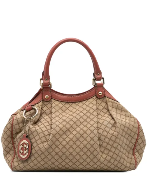 Gucci Pre-Owned tote Medium Diamante Canvas Sukey 2000-2015