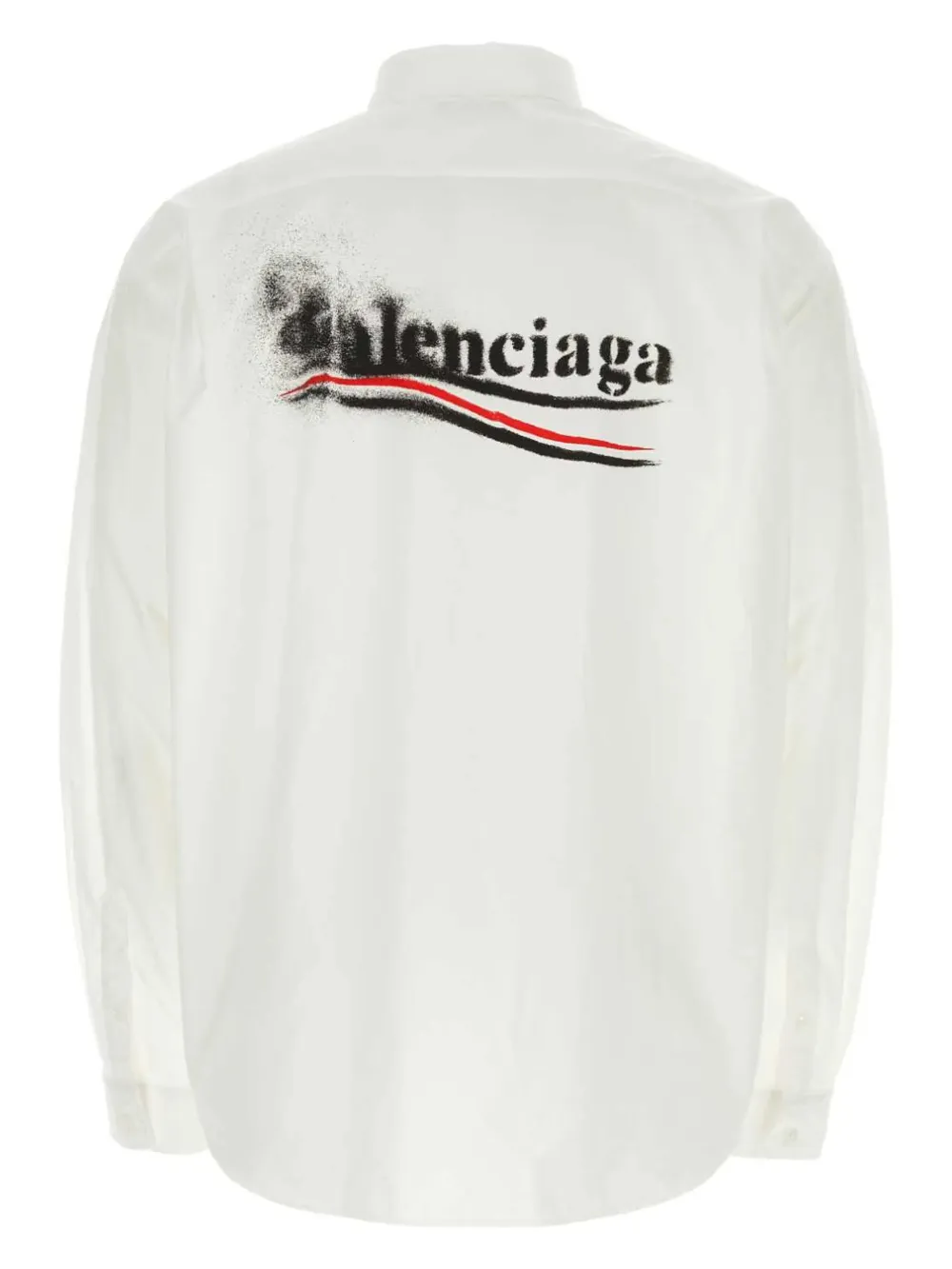 Balenciaga Overhemd met print - Wit